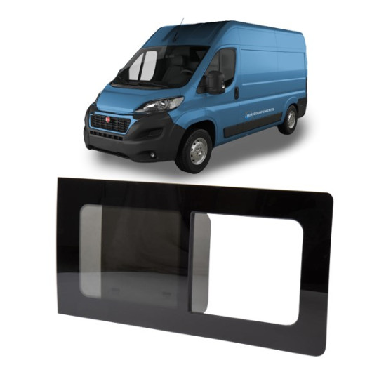 Baie latérale CARBEST pour Fiat Ducato | fenêtre verre pour fourgon et van aménagé
