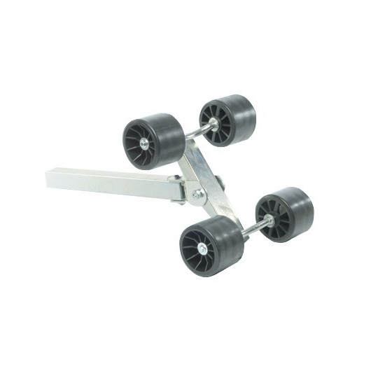 Kit Ondulation Caoutchouc Oreq Kit De 4 Rouleaux En Caoutchouc Pour Remorque Bateau - Diamètre 4,3 Pouces Accessoire Remorque Yacht
