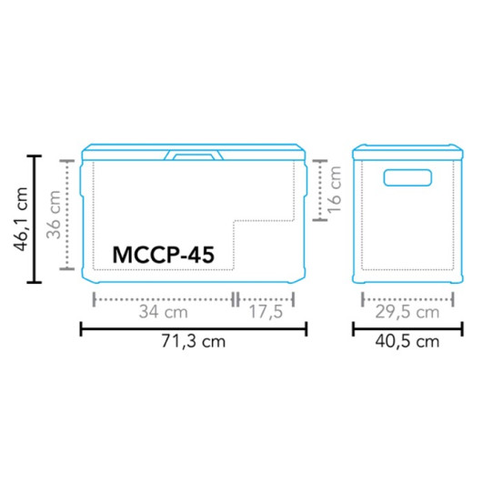 MESTIC Cool Box MCCP-45 AC/DC