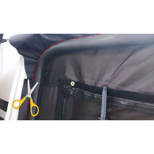 VANPAKKER Moustiquaire porte latérale | Custom Nugget
