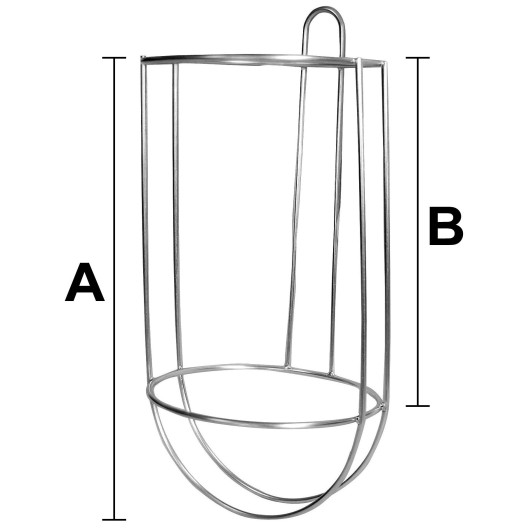 Support pare-battage Osculati inox Easy Fender | Fixation balcon pour bateau | dimensions