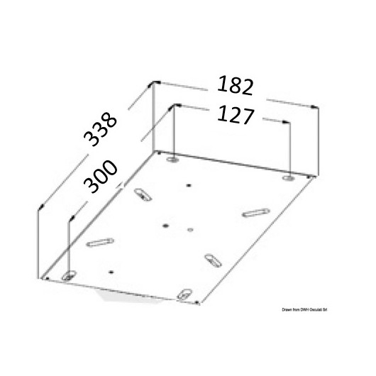 OSCULATI siège bateau pliant De Luxe