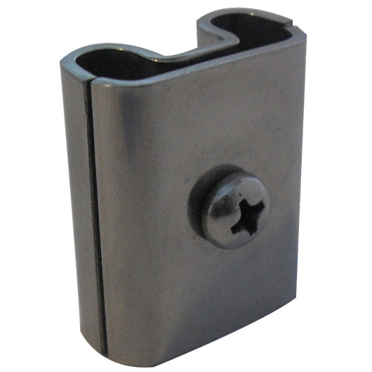 Collier Osculati inox pour support pare-battage Easy Fender de bateau | Fixation balcon 22-30 mm