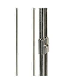 OSCULATI Collier pour support pare-battage | Easy Fender Collier Osculati inox pour support pare-battage Easy Fender de bateau | Fixation balcon 22-30 mm | maintenu par vis