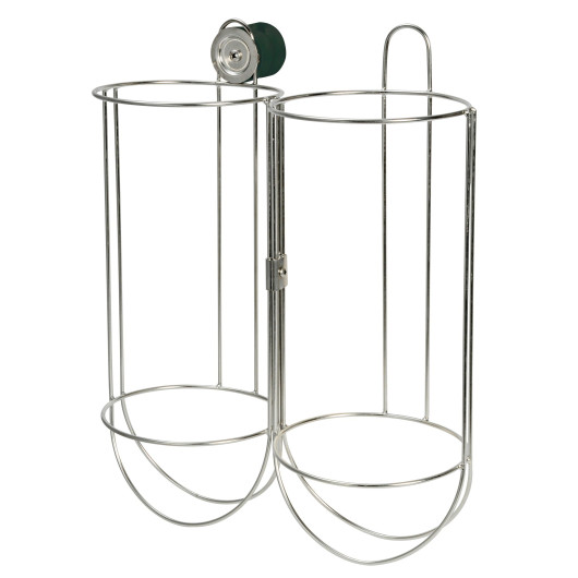 Collier Osculati inox pour support pare-battage Easy Fender de bateau | Fixation balcon 22-30 mm | deux paniers ensemble