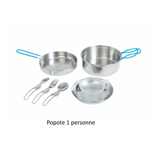 Popote Bivouac En Acier Inoxydable 33 Pièces, Ensemble De Vaisselle Camping Car, Vaisselle Camping Convient Pour La Cuisine à Domicile, La Randonnée