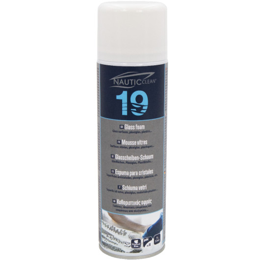 NAUTIC CLEAN 19 Mousse vitres bateau et camping-car