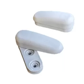 Tourniquet 54 mm DECMO - bloc porte ABS blanc pour van, camping-car et bateau