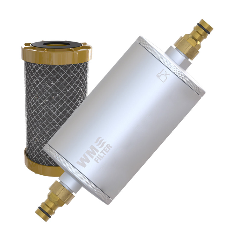 Cartouche de filtre à eau en acier inoxydable de 10 pouces