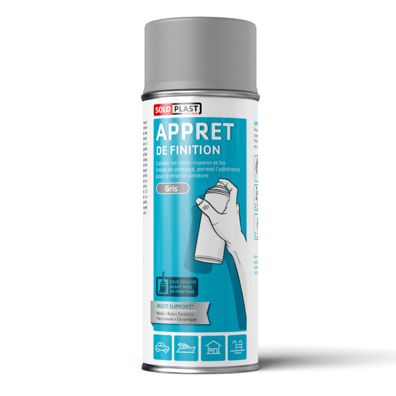 Apprêt de finition SOLOPLAST en aérosol - peinture marine pour bateau ...