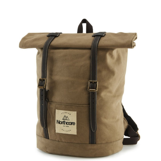Sac à dos unisexe NORTHCORE Waxed Canvas Back Pack - Bagagerie outdoor