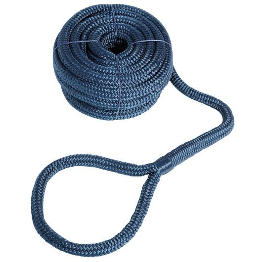 Ligne d’amarrage Osculati blanche avec boucle | Bout polyamide pour bateau