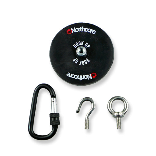 Crochet magnétique NORTHCORE Hook Up - Accessoire polyvalent pour combinaison de surf, paddle et kayak