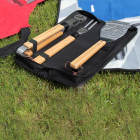 Set d'ustensiles BBQ VW COLLECTION - Accessoires pour barbecue en camping et vacances