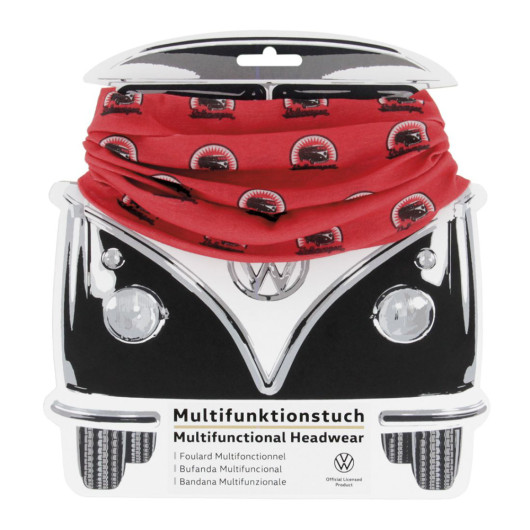 Foulard tubulaire VW COLLECTION - Accessoire echarpe motifs combi VW