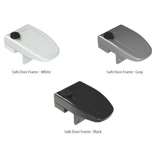 Fiamma Safe Door Frame Lot De 3 - Cadenas Blanc Pour Caravane, Camping-Car - Fixation Sur Cadre Porte Sans Perçage