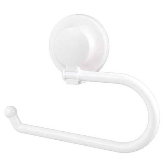 Support ventouse blanc de papier toilettes HABA pour camping-car et bateau