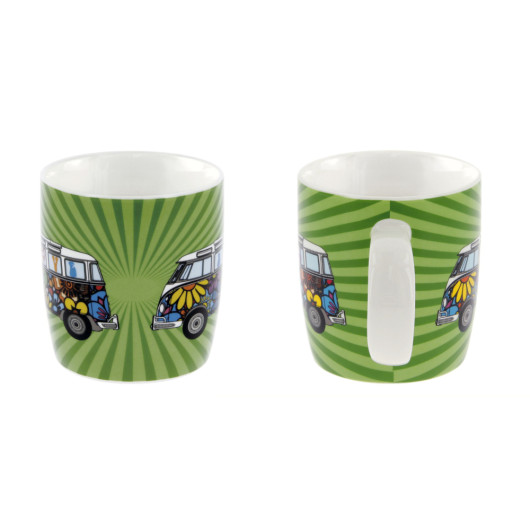 Tasse à café 370 ml VW COLLECTION - Accessoire mug porcelaine aux motifs combi VW