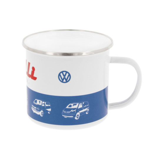 Tasse 500 ml Combi VW COLLECTION - Mug acier émaillé de camping pour van, fourgon aménagé