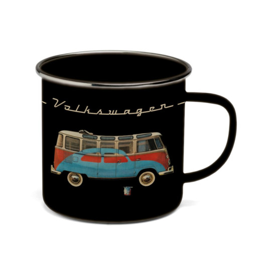 Tasse 500 ml Combi VW COLLECTION - Mug acier émaillé de camping pour van, fourgon aménagé