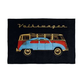 Plaid polaire VW COLLECTYION - Accessoire textile lifestyle pour van, fourgon, camping-car