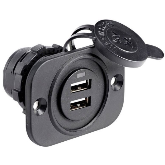 TREM Prise double USB-A