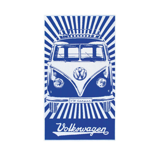 Serviette de plage VW COLLECTION - Accessoire textile lifestyle pour van, fourgon, camping-car