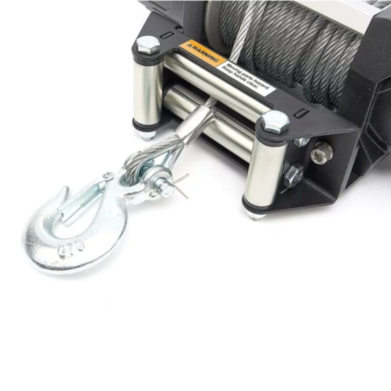 Treuil électrique 12 V – Traction 906 Kg (2000 Lb) Pour Bateau Remorque, Avec Télécommande
