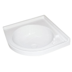 Lavabo d’angle Soltherm 42 x 42 cm de salle de bain de camping-car, fourgon et bateau |