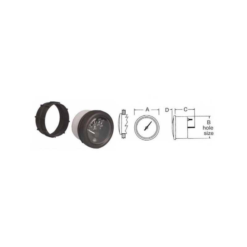 Emetteur de jauge 10-180 ohm Osculati | 27.161.15 Emetteur de jauge 10-180 ohm Osculati | 27.161.15