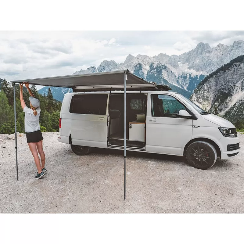 TIGES DE SUPPORT D'auvent De Tente Sécurisées Et Stables 2 Pièces