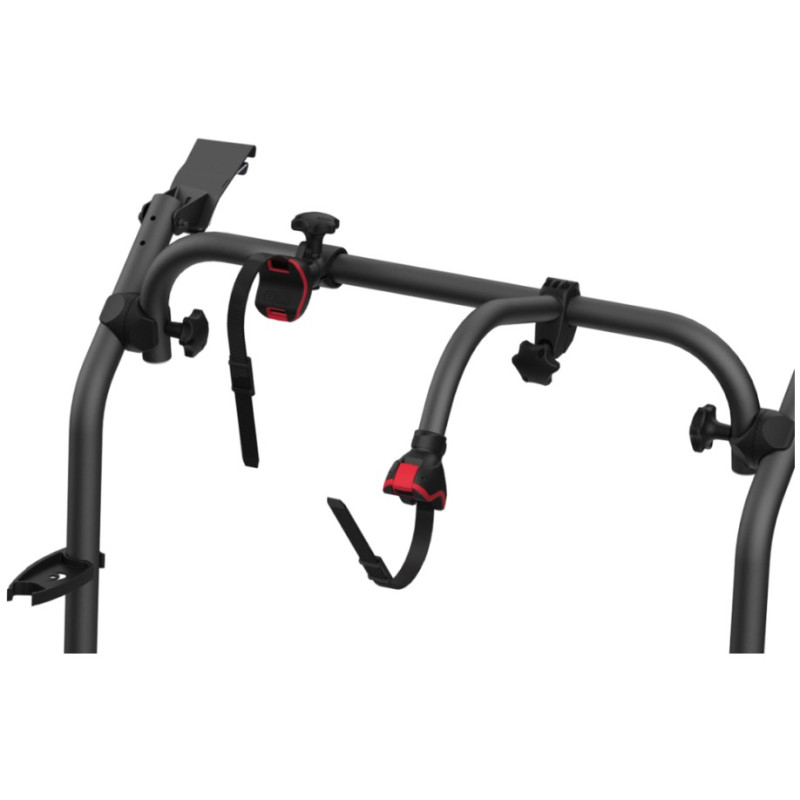 Tapis De Hayon Pour Vélo – Transport Jusqu'à 5 VTT – Universel – Nylon Noir Avec Bandes Réfléchissantes