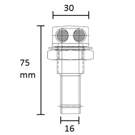 Évent Droit De Réservoir Carburant 22mm En Nylon - Pour Bateaux, Camping-cars, Camions - Remplacment Rapide