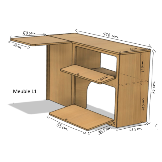 SIMPLE VANS Kit Meuble Drifter | Trafic 3