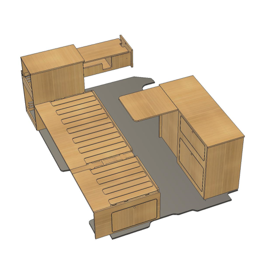 Kit meuble Drifter SIMPLE VANS universel pour tout modèle de vans