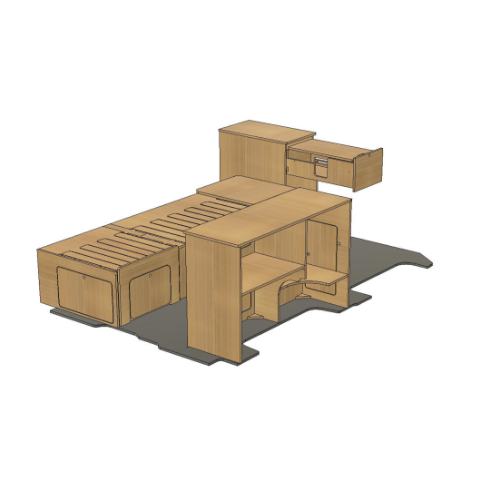 SIMPLE VANS Kit meuble Drifter | VW T5/T6