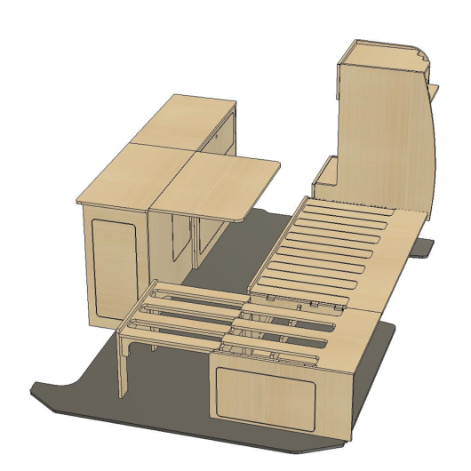 SIMPLE VANS Kit meuble Roamer | Jumpy/Expert 3