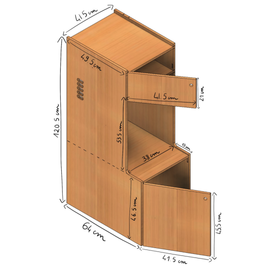 SIMPLE VANS Kit meuble Roamer | Trafic 3