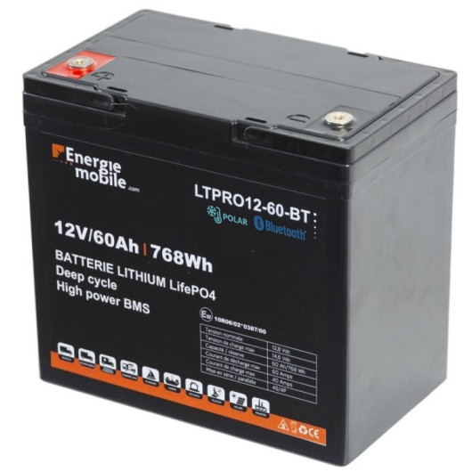 EM Batterie Lithium LTPRO 12-60 Ah Polar - 768 Wh