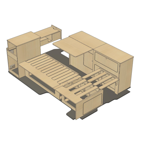 SIMPLE VANS Kit meuble Nomad | Jumpy/Expert 3