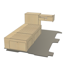 Kit meuble seeker SIMPLE VANS pour fourgon aménagé