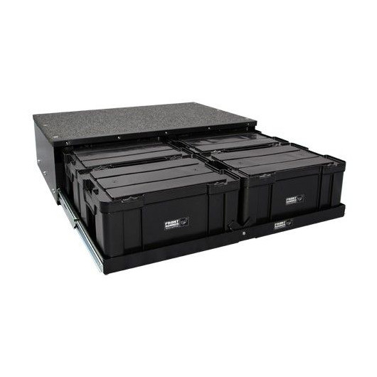 Tiroir pour 4 boîtes Cub FRONT RUNNER - van aménagé, 4x4 - H2R Equipements