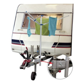 Support de flèche séchoir à linge EA - fixation étendage à linge pour caravane