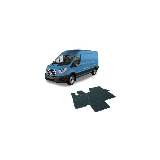 Tapis de cabine luxe Transit 5 EA - tapis pour le sol de la cabine conducteur de camping-car ou fourgon aménagé