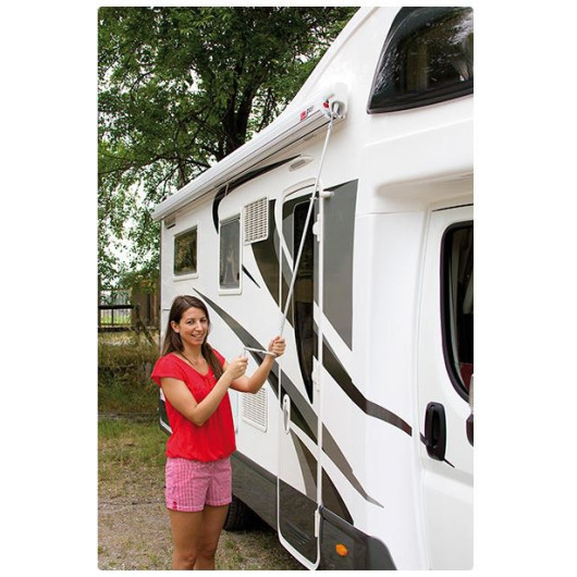 Crank Handle Standard Fiamma | Manivelle 123 cm pour store banne F45s de camping-car et fourgon | déploiment store latéral