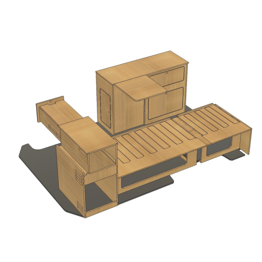 SIMPLE VANS Kit meuble Drifter | Jumpy/expert 3