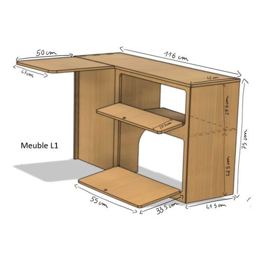 SIMPLE VANS Kit meuble Drifter | Jumpy/expert 3