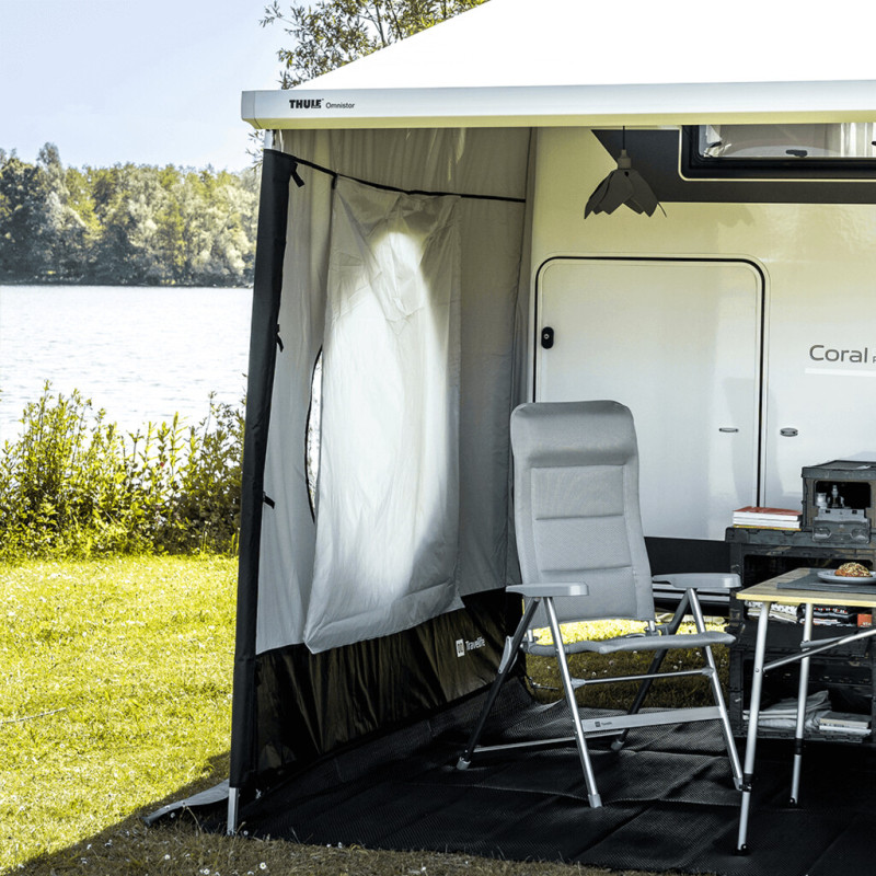 Panneau Latéral Pour Tonnelle Outsunny - Pour Tonnelles Pop-up 3x3m, Avec 4 Sacs En Maille Et 2 Poches - Gris - 9
