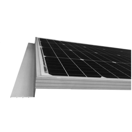 Panneau solaire PERC 120 W VECHLINE - panneau rigide 12 V haut rendement pour fourgon, camping-car & bateau - cornière alu