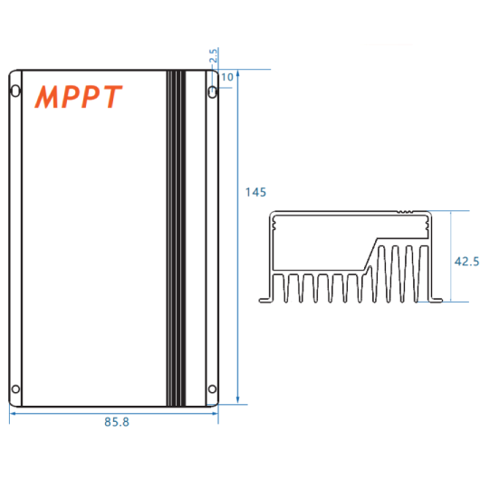 Régulateur de charge solaire haute performance MPPT Smart 25-12/24V ENERGIE MOBILE